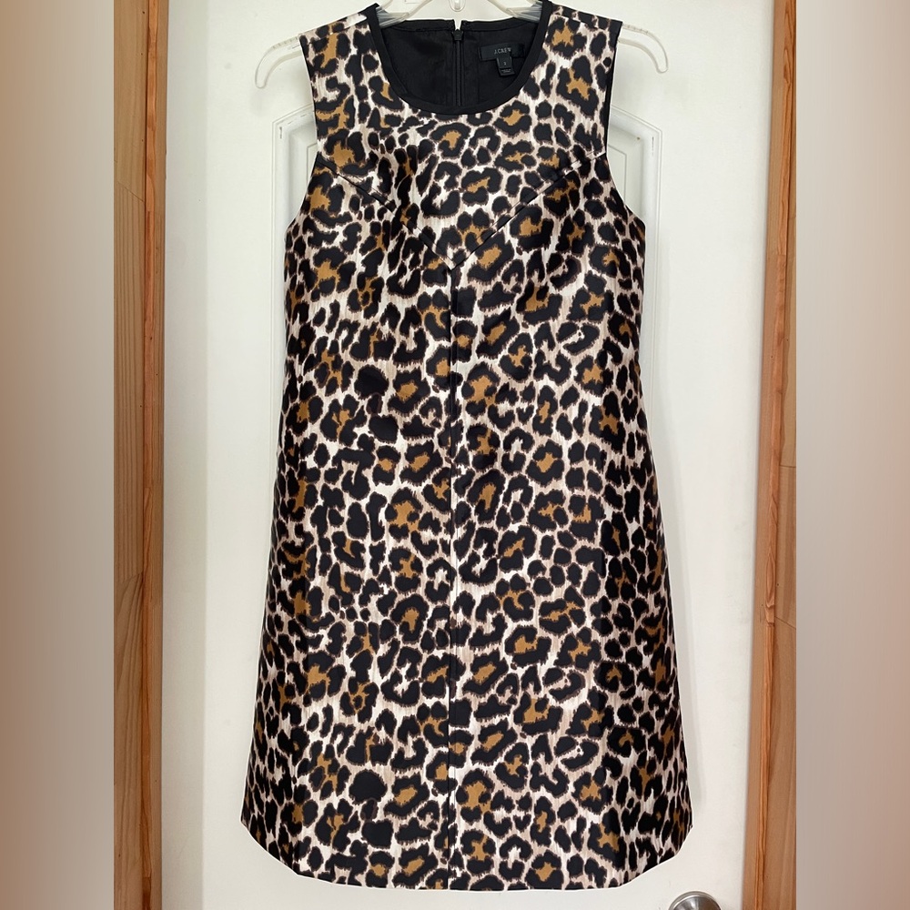 J crew Leopard 🐆 print dress